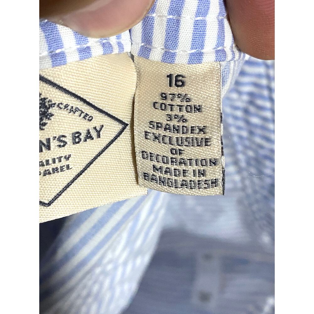 St Johns Bay Bermuda Cargo Shorts Womens 16 Cinched Tie Leg Nautical Coastal - Picture 7 of 7